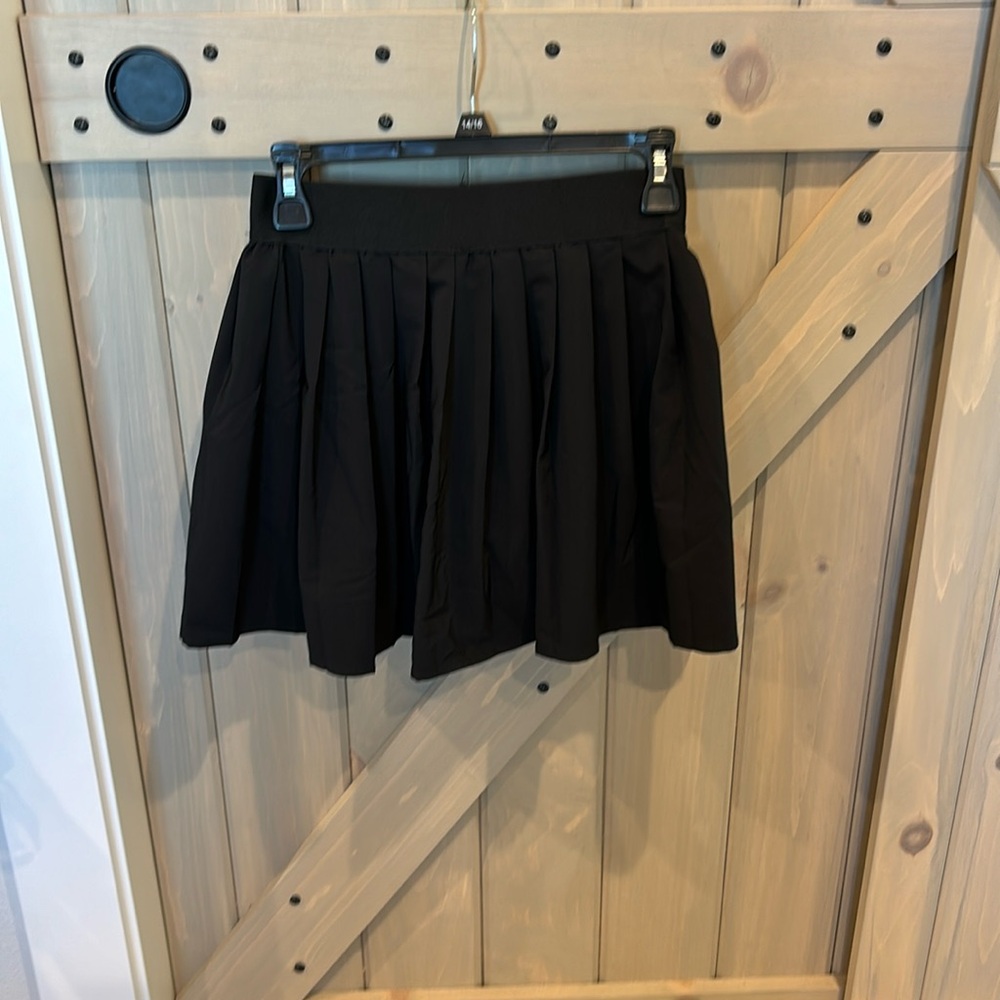 Black short skirt